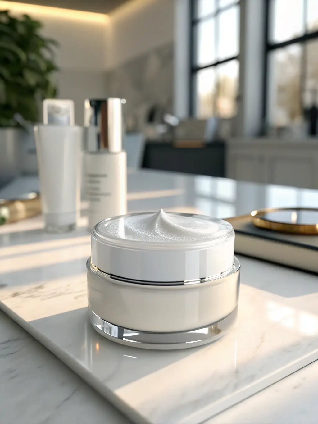 A photorealistic rendering of a futuristic product design, showcasing smooth curves and innovative features, created by Xmind Design Co., Ltd.